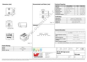 744314490 Datasheet Cover