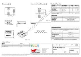 744323033 Datasheet Cover