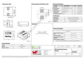 744325016 Datasheet Cover