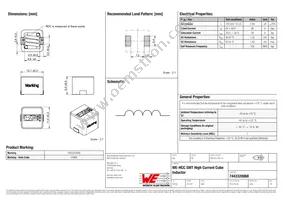 7443320068 Datasheet Cover