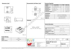 7443551370 Datasheet Cover