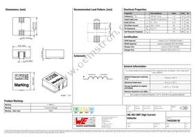 7443556130 Datasheet Cover