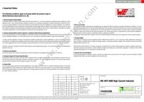 7443633300 Datasheet Page 6