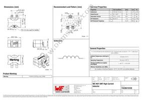 74436410330 Datasheet Cover