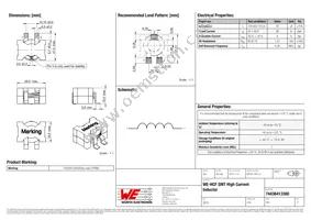 74436413300 Datasheet Cover