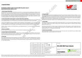 744373240010 Datasheet Page 6