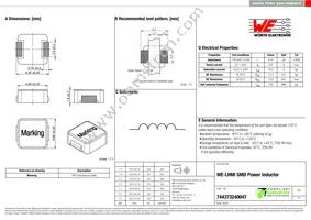 744373240047 Datasheet Cover