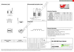 744373340068 Datasheet Cover