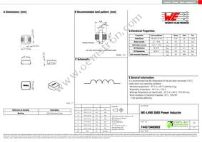 744373460082 Datasheet Cover