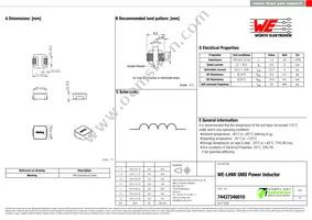 74437346010 Datasheet Cover