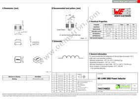 74437346022 Datasheet Cover