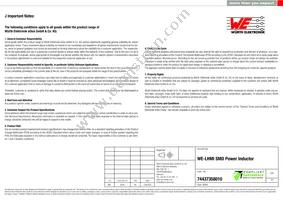 74437358010 Datasheet Page 6