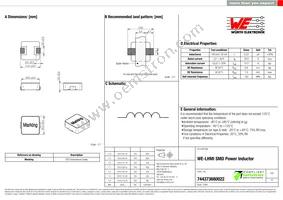 744373680022 Datasheet Cover