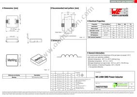 74437377022 Datasheet Cover