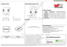 74437377033 Datasheet Cover