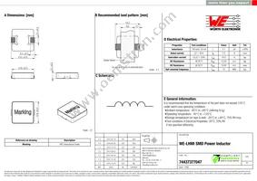 74437377047 Datasheet Cover