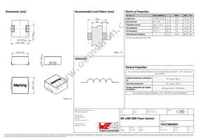 7443739650022 Datasheet Cover