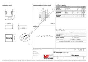 7443739650033 Datasheet Cover