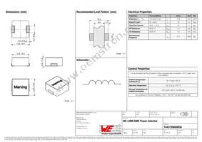 7443739650056 Datasheet Cover