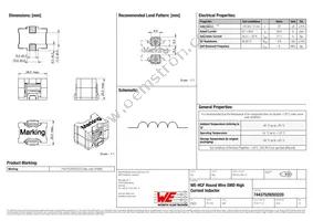 74437529203220 Datasheet Cover