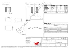 744383230047 Datasheet Cover