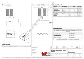 744383340033 Datasheet Cover