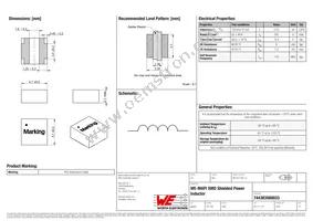 744383560033 Datasheet Cover