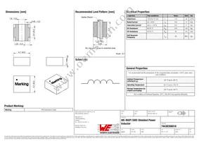 74438356018 Datasheet Cover