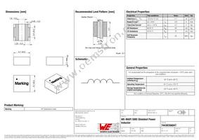 74438356047 Datasheet Cover