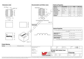 74438357068 Datasheet Cover