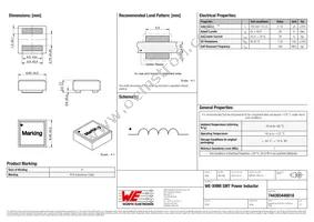 744393440018 Datasheet Cover