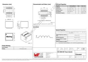 74439346047 Datasheet Cover