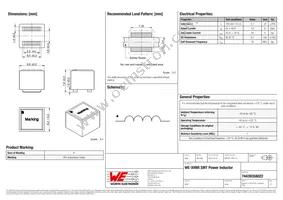 74439358022 Datasheet Cover