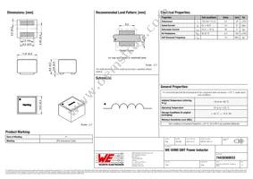 74439369033 Datasheet Cover