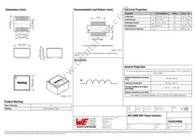 74439370068 Datasheet Cover