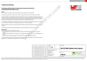 7445101 Datasheet Page 5