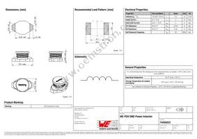 74455033 Datasheet Cover