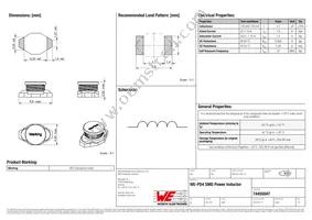 74455047 Datasheet Cover