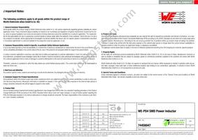 74456047 Datasheet Page 6