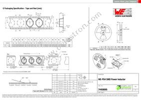 74458005 Datasheet Page 3