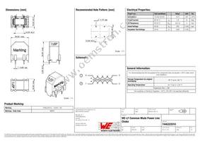 7446322010 Datasheet Cover