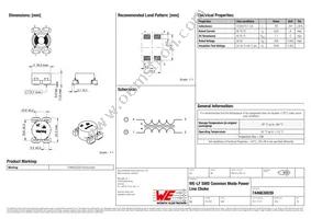 7446630039 Datasheet Cover