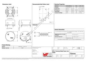 7446924003 Datasheet Cover