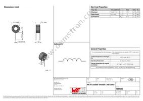 7447020 Datasheet Cover