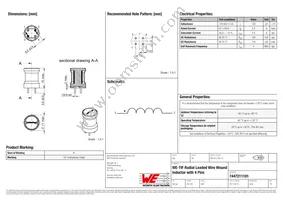 7447211101 Datasheet Cover