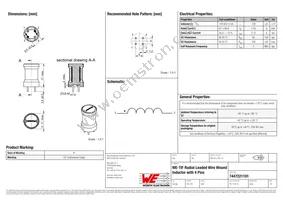 7447221101 Datasheet Cover