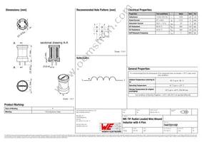 7447221102 Datasheet Cover