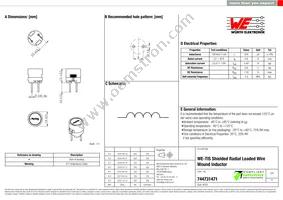 744731471 Datasheet Cover