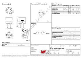 744731822 Datasheet Cover