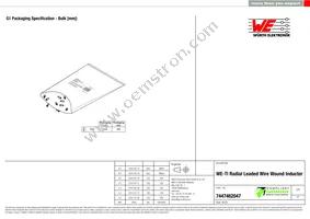 7447462047 Datasheet Page 3